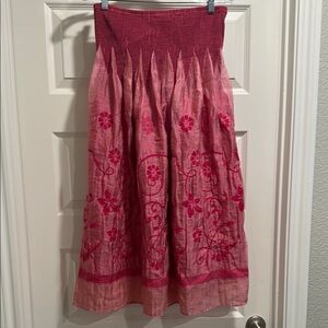 Floral Pink Skirt